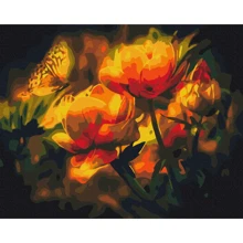 Картина по номерам Brushme Цветочный контраст 40x50 см (BS22025): Производитель Brushme