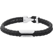 Мужской браслет Diesel черный (DX1247040): undefined undefined