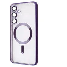 Чехол для телефонов WAVE Metal Color Case with Magnetic Ring Deep Purple for Samsung S721 Galaxy S24 FE: Совместимость Samsung S721 Galaxy S24 FE