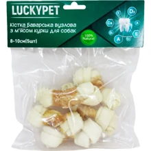 Лакомства Lucky Pet для собак Кость Баварская узловая №1 с мясом курицы 8-10 см 5 шт (551801): Производитель Lucky Pet