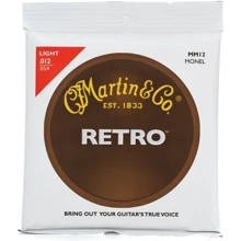 Струна для гитар Струны MARTIN MM12 Retro Light (12-54): Тип Комплект струн