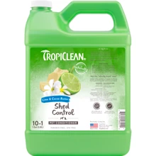 Кондиционер TropiClean Лайм и какао-масло для ускорения линьки концентрат 1:10 для собак та котов 9.5 л (900295): Тип средства Кондиционеры