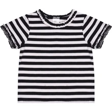 Футболка H&M 6994899 74 см черно-белая: Пол Девочка