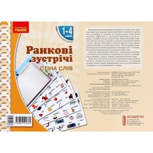 Ранкові зустрічі. Стіна слів. Комплект плакатів. 1-4 класи: Производитель Ранок