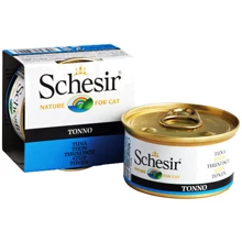 Натуральные консервы для кошек Schesir Tuna тунец с рисом, 85 г: Тип Консервы