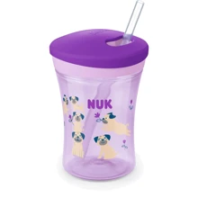 Поильник Nuk Evolution ActionCup 230 мл фиолетовый (3952383): Производитель NUK