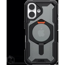 Чехол для iPhone Urban Armor Gear UAG Plasma XTE MagSafe Black/Orange (114476114097) for iPhone 16: Цвет черный
