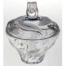 Конфетница Цукерничка Walther Glas Nadin Satin 7283 WG (16 см): Тип Конфетница с крышкой