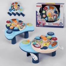 Игровой центр 3в1, пищалка, трещотка, свет, звук (898-2100): Производитель Noname