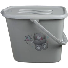 Відерце для памперсів Maltex Bears grey сірий (2145_75): Виробник Maltex