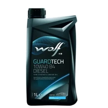 Моторное масло WOLF GUARDTECH 10W40 B4 DIESEL 1Lx12: Тип Полусинтетическое