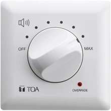 Аттенюатор TOA AT-4060B-EB (Регулятор громкости, 60Вт, 8 уровней регулировки + полное выключение, белого цвета): undefined undefined