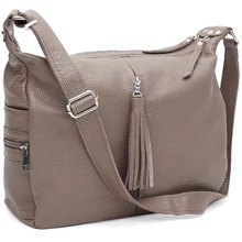 Жіноча сумка через плече Ricco Grande коричнева (1l947taupe-taupe): Стать Женский