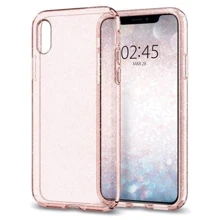 Чехол для iPhone Spigen Liquid Crystal Glitter Rose Quartz (063CS25112) for iPhone Xs: Цвет розовый