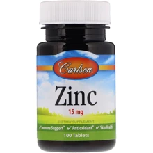 Carlson Labs Zinc 15 mg 100 Tabs Цинк: Тип Цинк