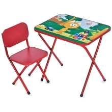 Столик детский Bambi M 5968-3 складной со стульчиком: Тип набор