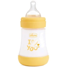 Пляшечка пластикова Chicco Perfect 5 Love 150 мл 0 м+ (20211.31.40): Матеріал пластик