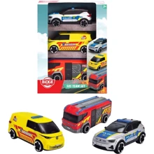Игровой набор Dickie Toys Команда SOS полиция, скорая и пожарная машины (3712028): Производитель Dickie Toys