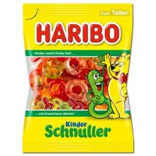 Цукерки жувальні Haribo Kinder Schnuller 175 г (НФ-2028): Вага, г 175