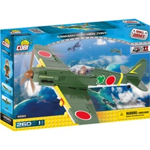 Конструктор COBI Вторая Мировая Война Самолет Кавасаки KI-61-II Тони, 260 деталей (COBI-5520): Количество деталей, шт. 260