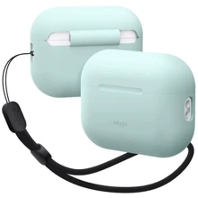 Чехол для наушников Elago Silicone Basic Case with Nylon Lanyard Mint (EAPP2SC-BA+ROSTR-MT) for Apple AirPods Pro 2: undefined undefined