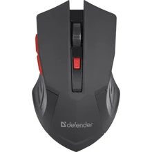 Мишка Defender Accura MM-275 Black-Red (52276): інтерфейс підключення Wireless