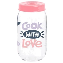 Емкость для хранения HEREVIN Jar-Cook With Love 1л (171541-074): Тип Банка c крышкой