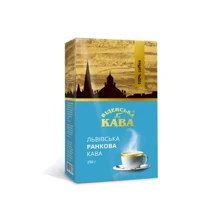 Кофе Віденська кава Львівська Ранкова молотый 250 г (4820000370806): Вид напитка кофе молотый