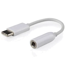 Адаптер Cablexpert Adapter USB-C to Mini-jack 3.5 White (CCA-UC3.5F-01-W): Колір білий