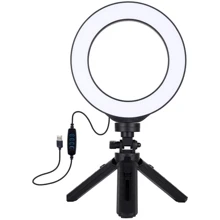 Кольцевая USB LED лампа Puluz PKT3059B 6.2" с настольным штативом (PKT3059B): Производитель Puluz