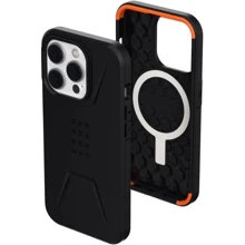 Чехол для iPhone Urban Armor Gear UAG Civilian Magsafe Black (114038114040) for iPhone 14 Pro: Цвет черный