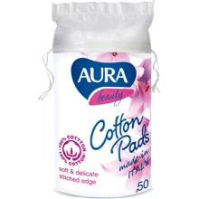 AURA Beauty Ватные диски 50 шт.: Классификация Масс-маркет