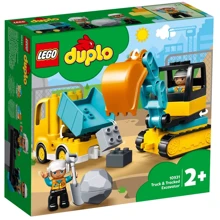 Конструктор LEGO DUPLO Грузовик и гусеничный экскаватор (10931): Серия DUPLO