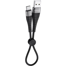 Кабель Borofone USB Cable to Lightning Munificent 0.25m Black (BX32): Тип USB-C - Lightning