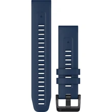 Ремешок Garmin QuickFit 22 Watch Bands Captain Blue with Black Stainless Steel Hardware (010-13111-31): Цвет синий
