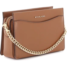 Женская сумка кросс боди Michael Kors Jet Set Lg коричневая (32F9GJ6C3L230): Пол Женский