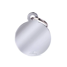 Адресник My Family Basic Chrome Кружок большой хром (8055960251711): Производитель My Family