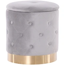 Пуф AMF Janett Grey / Golden Chrom (547486): Производитель AMF