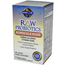 Garden of Life RAW Probiotics, Women 50 & Wiser, 90 Vegetarian Capsules (GOL-11568): Тип Пробиотики