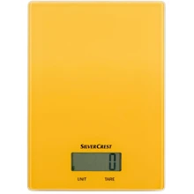 Ваги кухонні Silver Crest 375598 yellow: Тип конструкції с плоской плaтформой