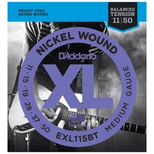 Струна для гитар Струны D`ADDARIO EXL115BT XL NICKEL BALANCED TENSION, MEDIUM (11-50): Тип Комплект струн