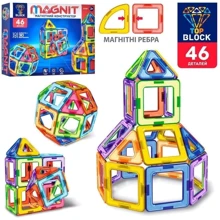 Конструктор магнитный Magnit Top Block Домик, фигуры 46 дет. (BT007): Количество деталей, шт. 46
