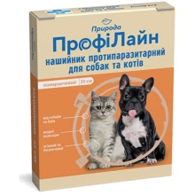 Ошейник антиблошиный Природа ПрофиЛайн для собак и кошек оранжевый 35 см (PR241019): Тип Ошейники