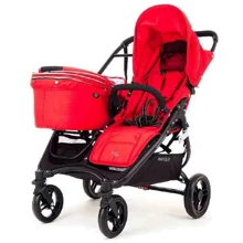 Универсальная коляска 2 в 1 для двойни Valco baby Snap Duo / Fire Red: Тип коляски коляска для двойни