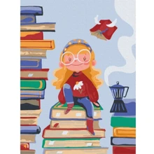 Картина по номерам Brushme Книжная фея ©Yana Kozak 30х40 см (KBS0122): Производитель Brushme