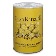 Оливки с косточкой Casa Rinaldi Гигантские зеленые GGG 4250 г (8006165397650): Вес нетто 4250 г