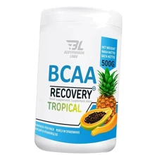 Аминокислота для спорта BodyPerson Labs BCAA Recovery 500 g / 50 servings / Tropical: Вкус Тропические фрукты