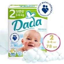 Подгузники Dada 2 Mini (78 шт) 3-6кг: undefined undefined