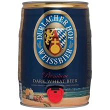 Пиво Durlacher Weissbier Dunkel темное нефильтрованное 5.3% 5 л (PLS_4054500127879): Объем, л 5