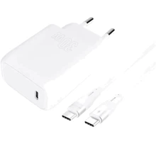 Зарядний пристрій Proove Wall Charger USB-C Silicone Power 30W White with USB-C Cable (WCSP30022202): Особливості Быстрая зарядка, Power Delivery (PD), USB-C